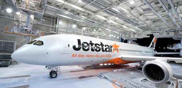 Jetstarの飛行機