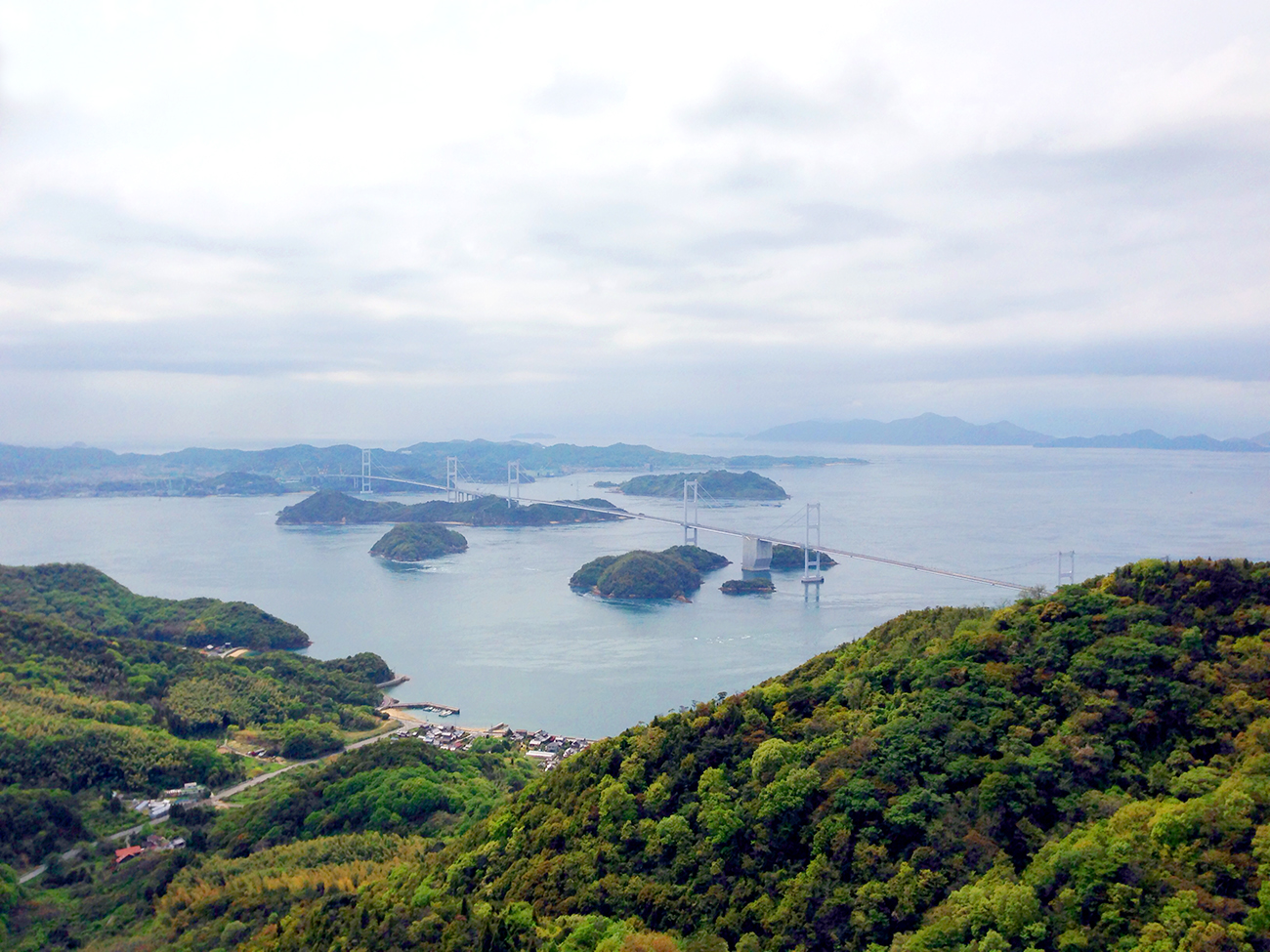 亀老山展望台から見たしまなみ海道