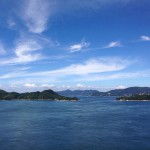 来島海峡大橋からの風景
