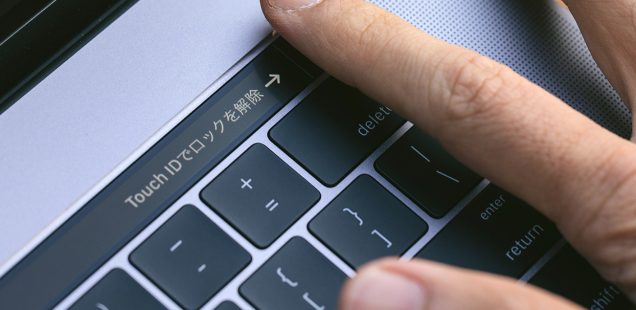 MacBook Pro（Late 2016）の指紋認証